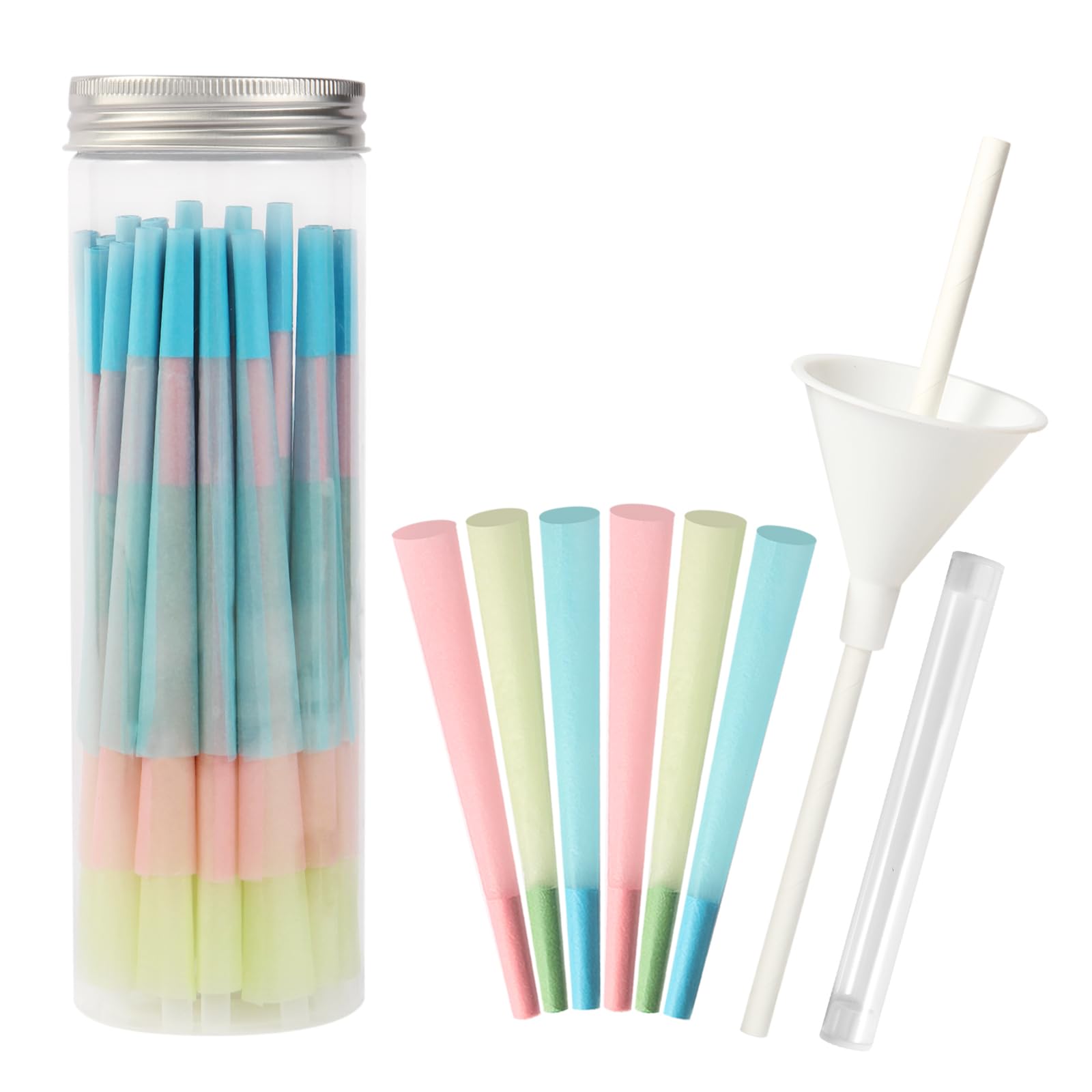 Generic Pre-Rolled Cones - Natural Unbleached Pre Rolled Rolling Papers Bulk Pack - Easy to Use and Convenient - 110mm King Size - Pack of 75