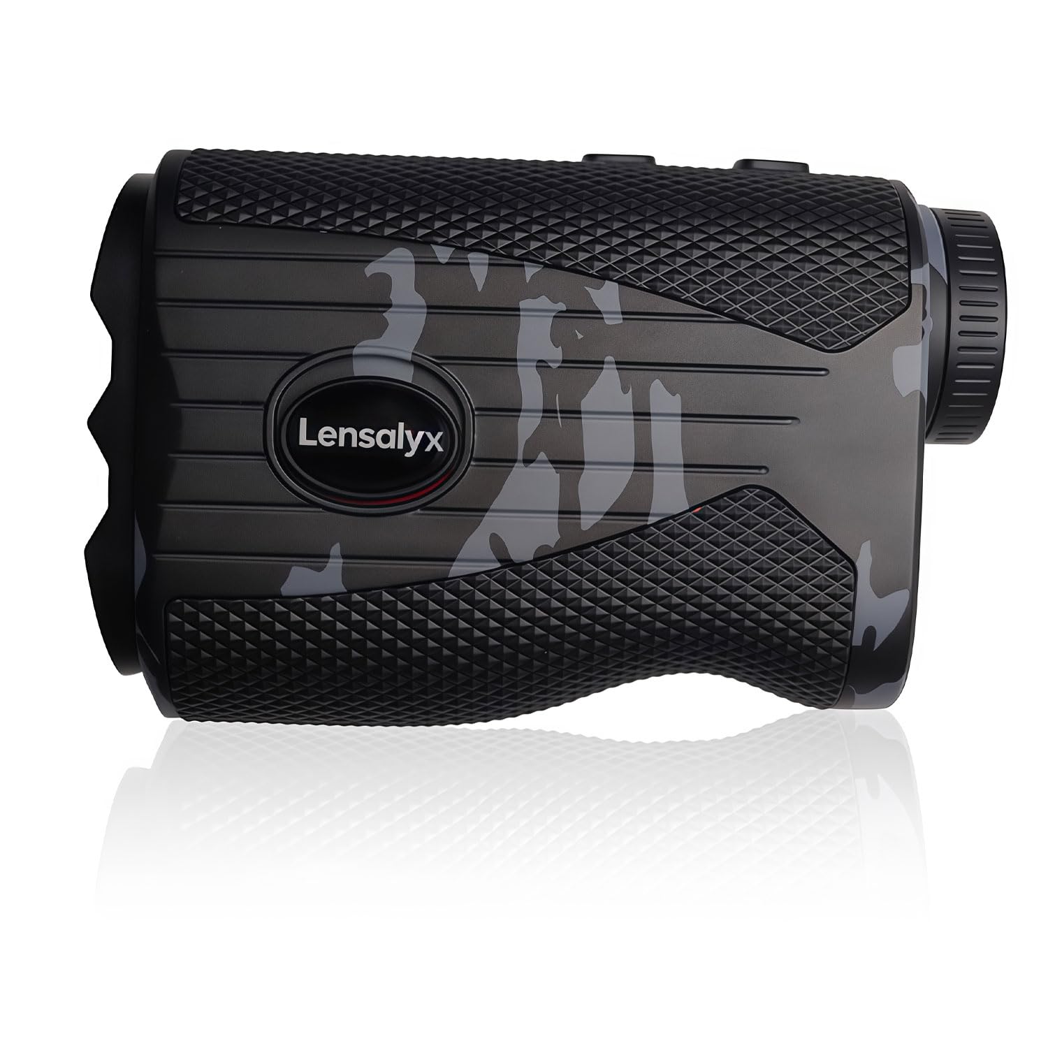 Lensaylx Télémètre laser de golf avec pente, grossissement x7, verrouillage du mât de drapeau, étanchéité IPX4, batterie rechargeable, bande magnétique pour golf et chasse 1 200 m