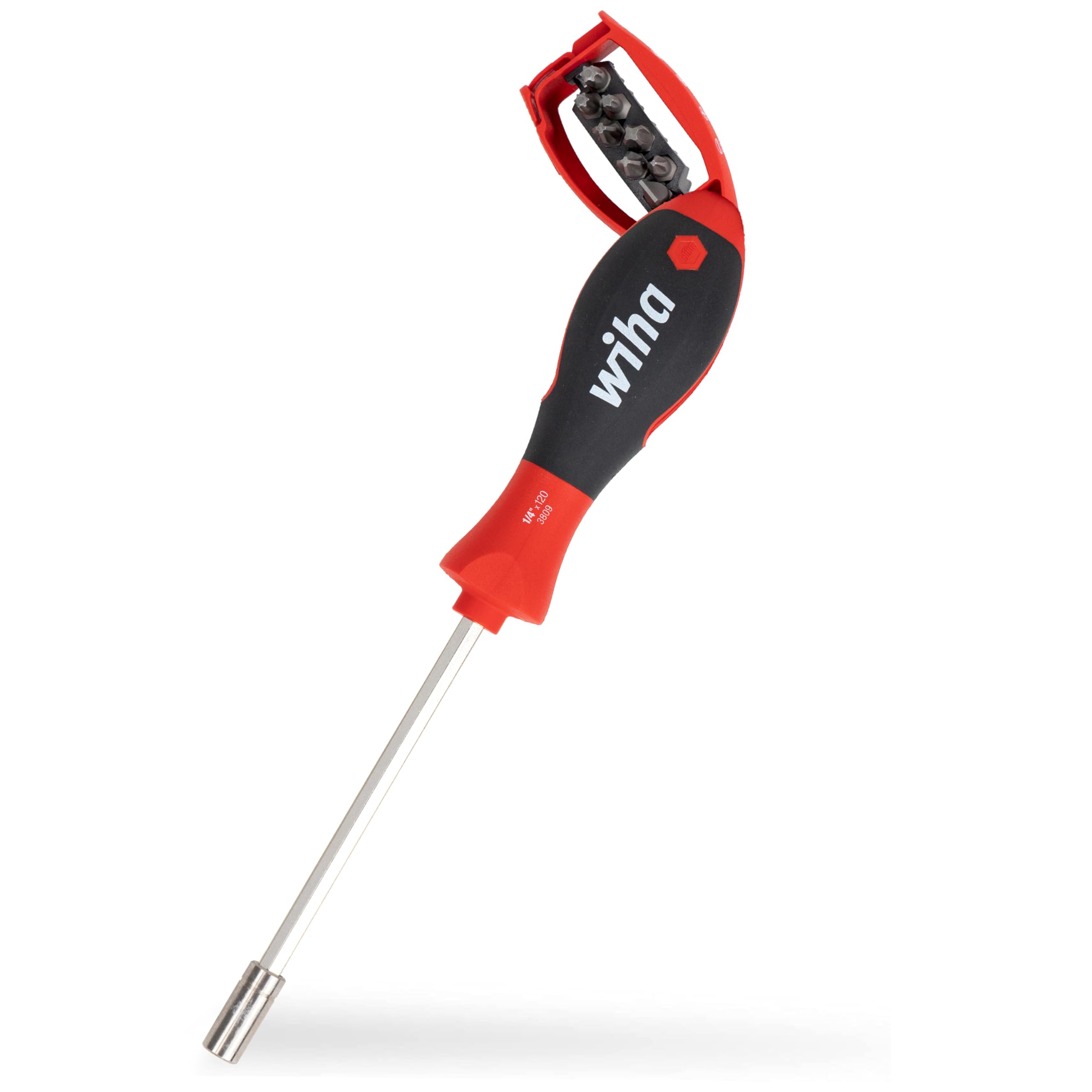 Wiha tournevis avec magasin de 8 embouts robuste 33007