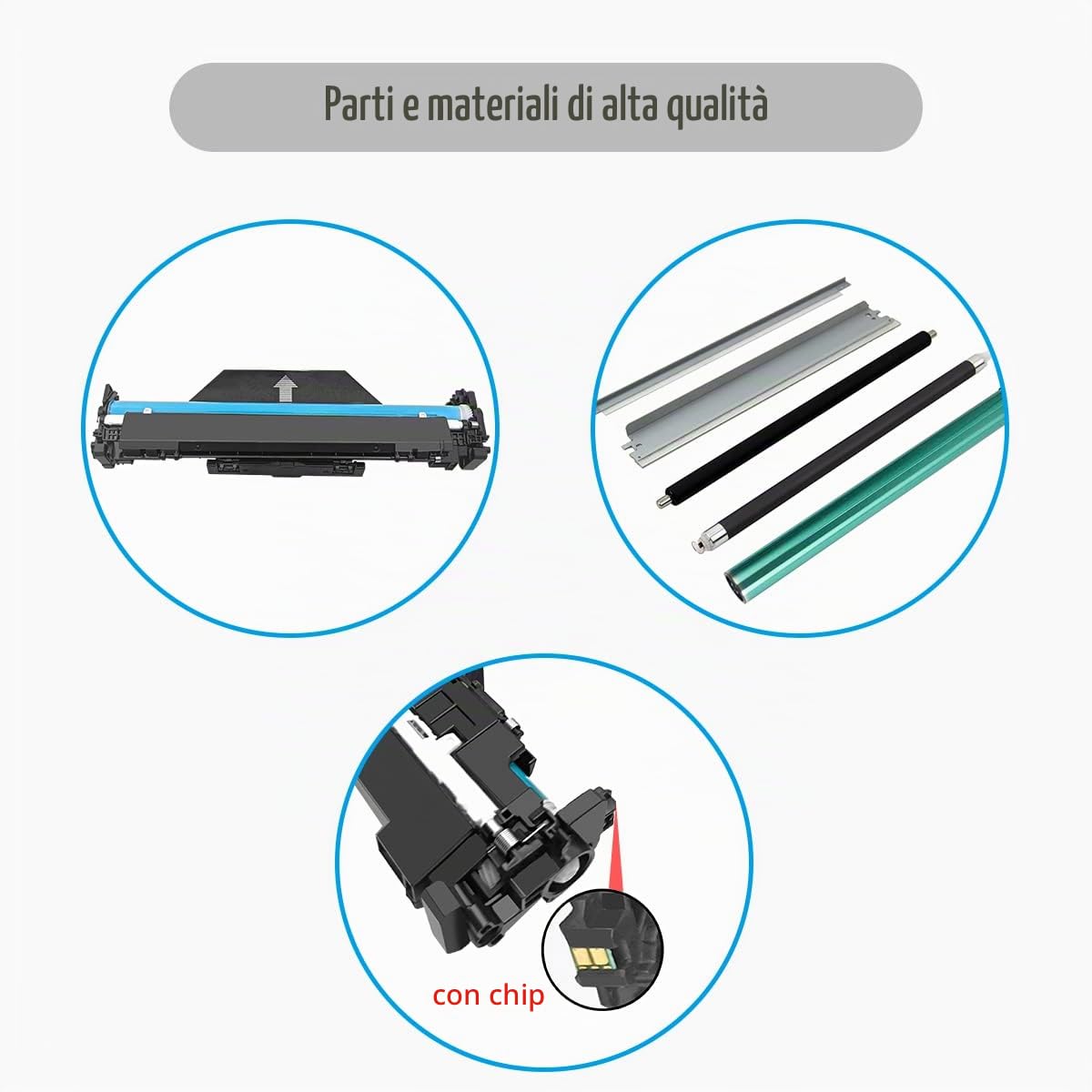 TOPRINT Unità Tamburo Compatibile, Cartuccia Tamburo, Tamburo Fotosensibile 32A CF232A Nero 23000 Pagine HP Laserjet pro M118dw M203d M203dn M203dw, MFP M227fdn M227fdw M148fdw M148dw M148fdw