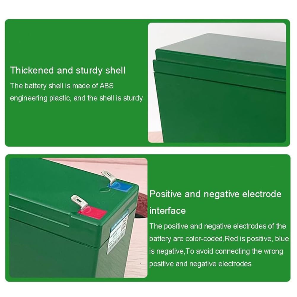 Batterie de Rechange 12V pour pulvérisateur électrique, 6Ah, 8Ah, 10Ah, 12Ah, 14Ah, 16Ah, 18Ah, 20Ah, 24Ah, Lithium-ION, pour épandeur d'engrais électrique, etc.