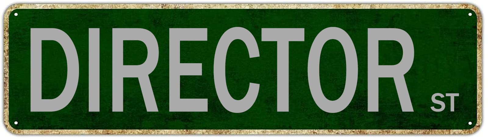 Director St Retro Tin Signs Aluminum Metal Plaque Porch Decor Home Kitchen Bathroom Club Wall Yard Coffee Funny Decor 4x16 Inch