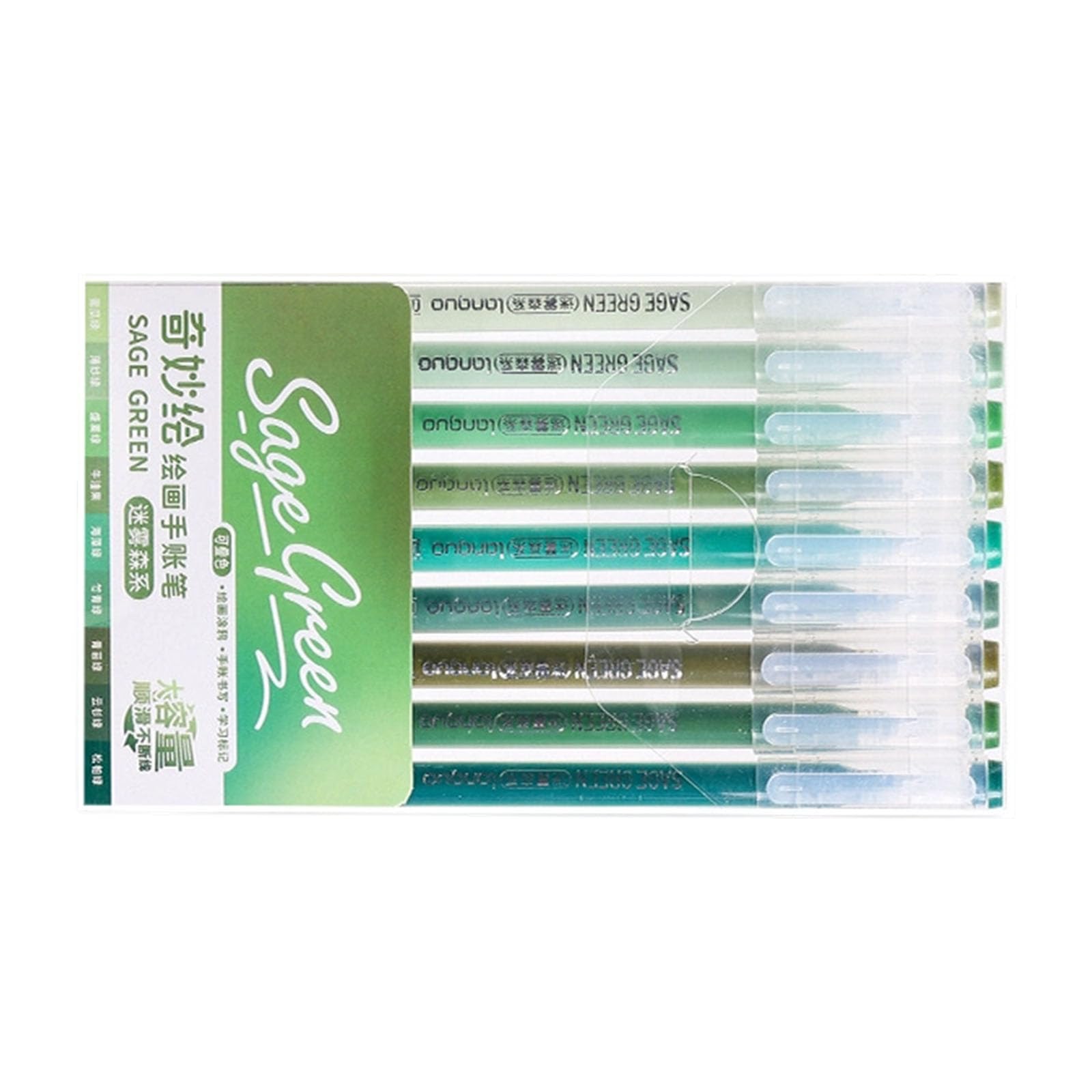 HGENAHGTF 9 Color Colorful Gel Pen Needle Tip for Scrapbooking Note Taking Assorted Colorful Journal Set Multicolor Set Portable