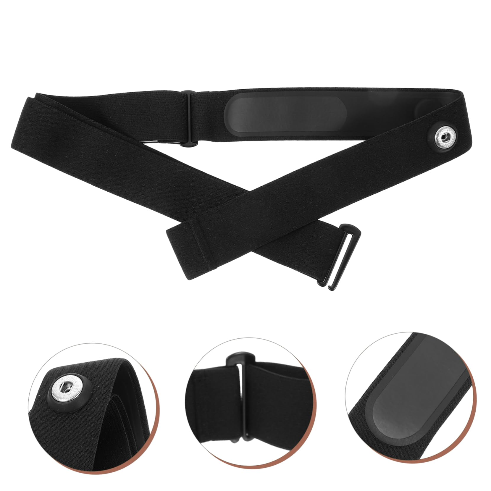 Ipetboom 5pièces Moniteur De Cardiaque Sangle Élastique De Sport Capteur De Cardiaque Ajustable Et Confortable Pour Entraînements