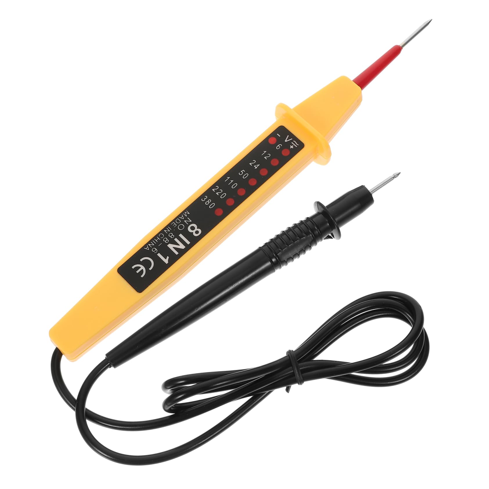PartyKindom 5pièces Testeur De Tension Automatique Détecteur De Voltage Électrique Multifonction Pour Véhicules Outil Pratique De Diagnostic