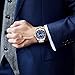 FANMIS Mens Luxury Watches Ceramic Bezel Sapphire Glass Luminous Quartz Silver Gold Two Tone Stainless Steel Watch (Gold Black)