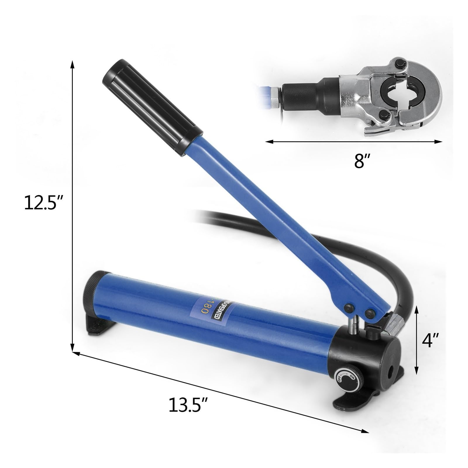 Oddzielne Hydrauliczne Szczypce Do Zaciskania Rur PEX Szczęki W Kształcie U/V/TH Miedziana Rura Ze Stali Nierdzewnej Zestaw Narzędzi Promieniowego PotężNa Wydajność(U16-32 TH16-32)