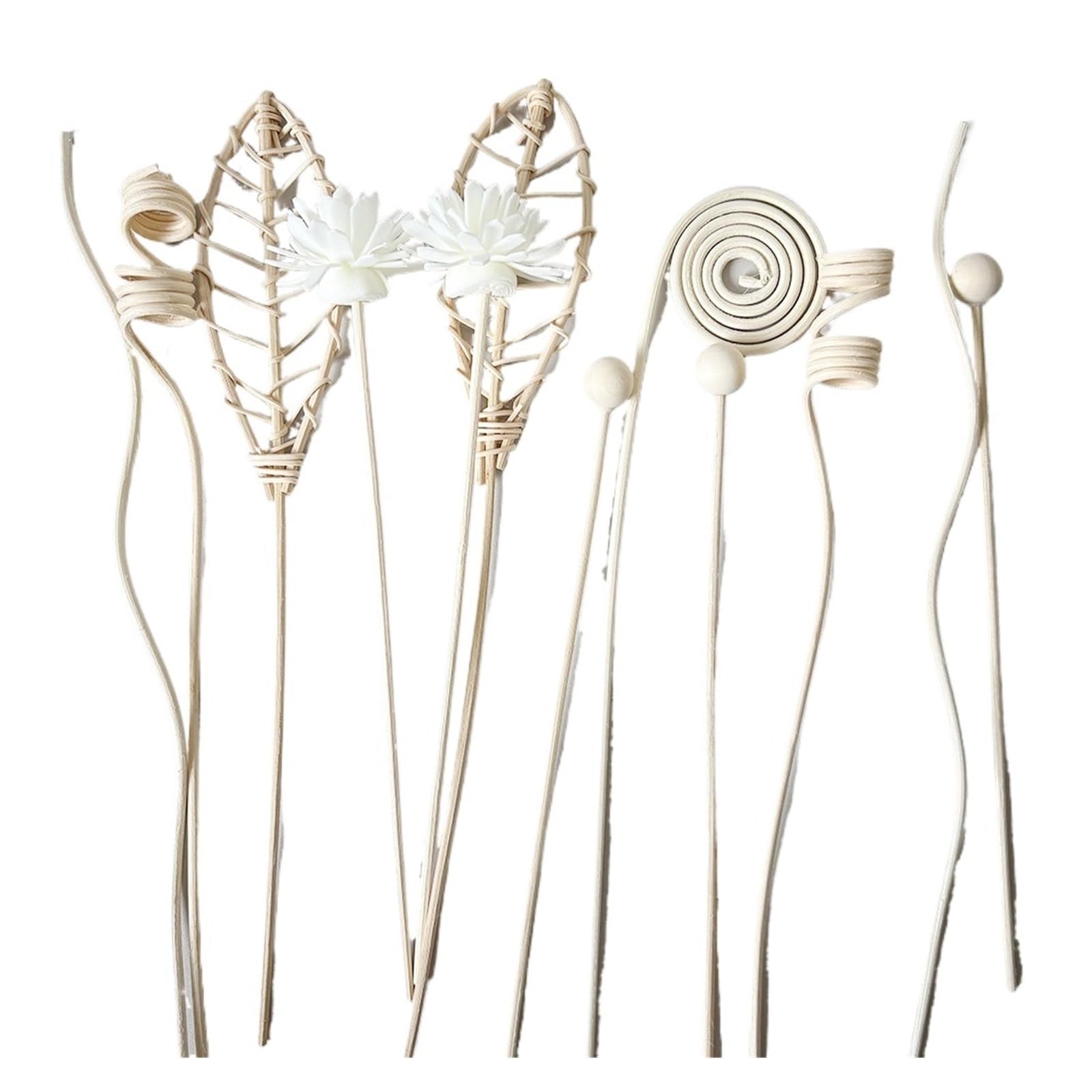Zymjzbetic Rattan Reed Diffuser 12pcs Rattan Aromatherapy Stick Diffusion Combination, for Fragrance Expansion, Indoor Use