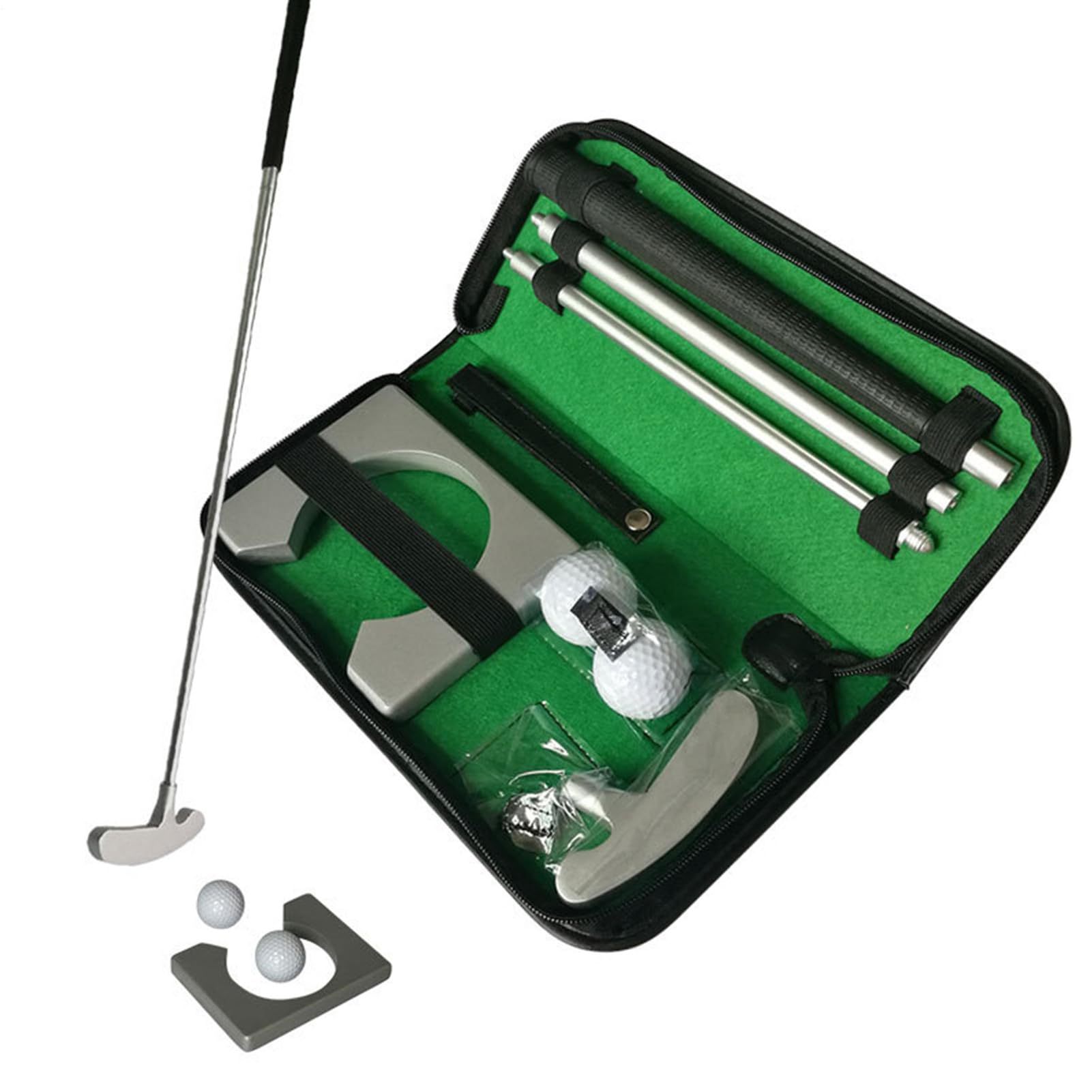 Set regalo da golf in metallo – Set da golf portatile con porta bersaglio
