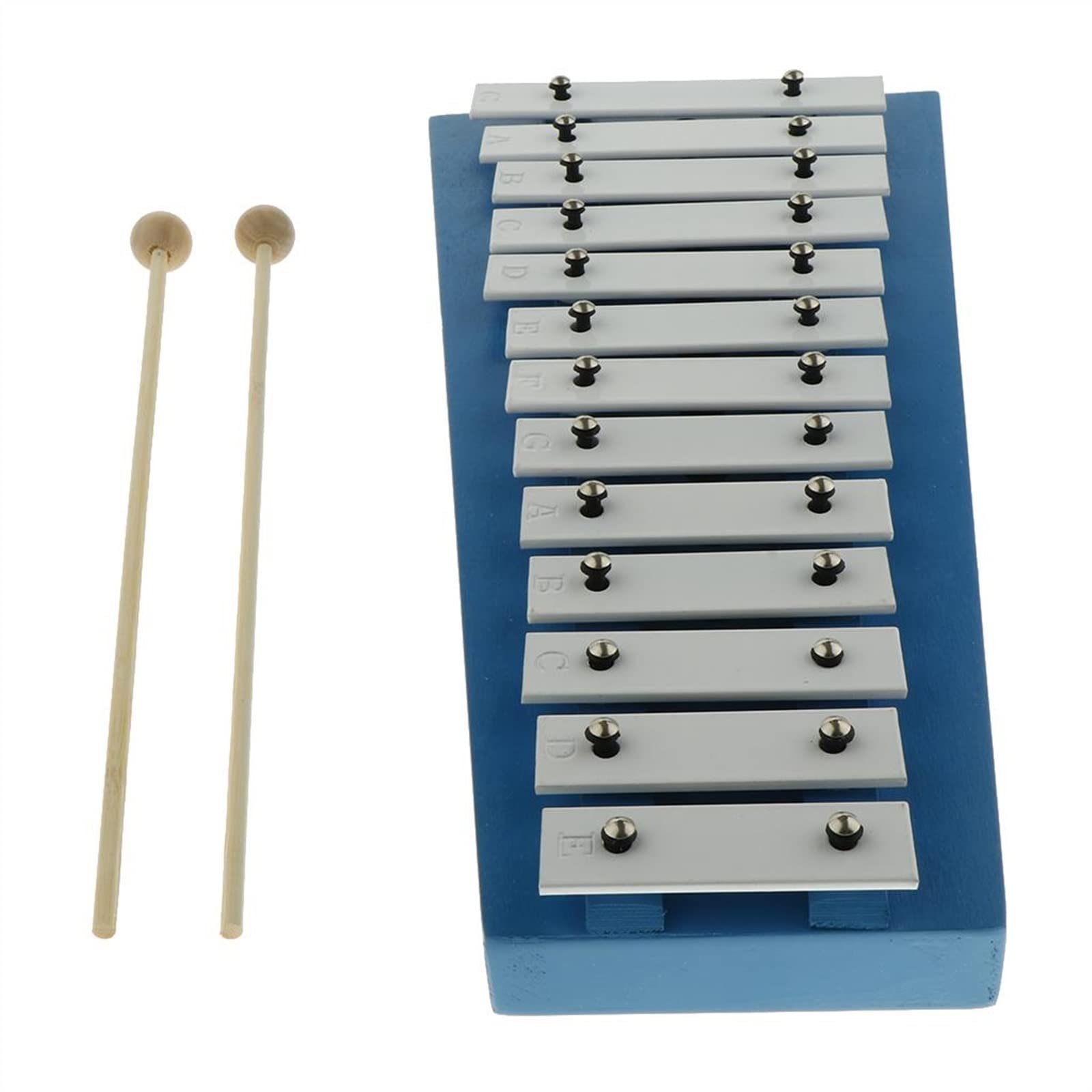 Percussão Musical Xilofono Piastra In Alluminio Piano 15 Note Xilofono Pianoforte A Percussione + 2 Martelli A Percussione Xilofoni