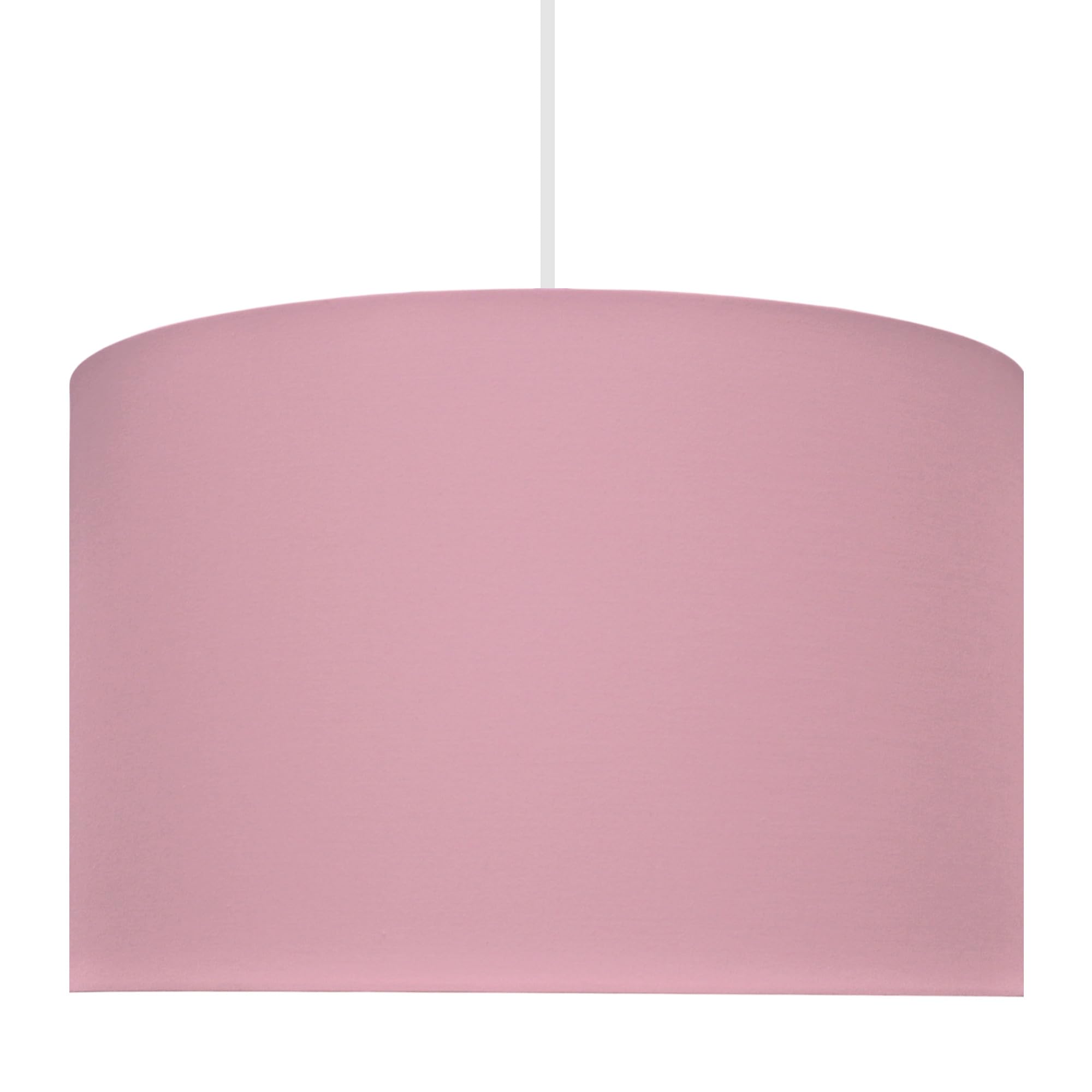 Lampada da soffitto 1xE27, paralume rotondo in cotone Ø28cm, lampada a sospensione per cameretta bambini, camera da letto, soggiorno. Prodotto nell'UE.