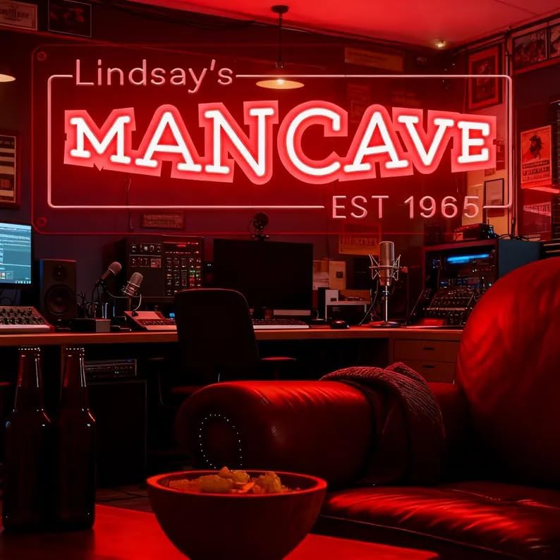 Miniatura 1 de Letrero de neón con texto en inglés "It's a Beer o'clock", para barra de neón multicolor RGB inteligente para bar en casa, letreros de cerveza de 12