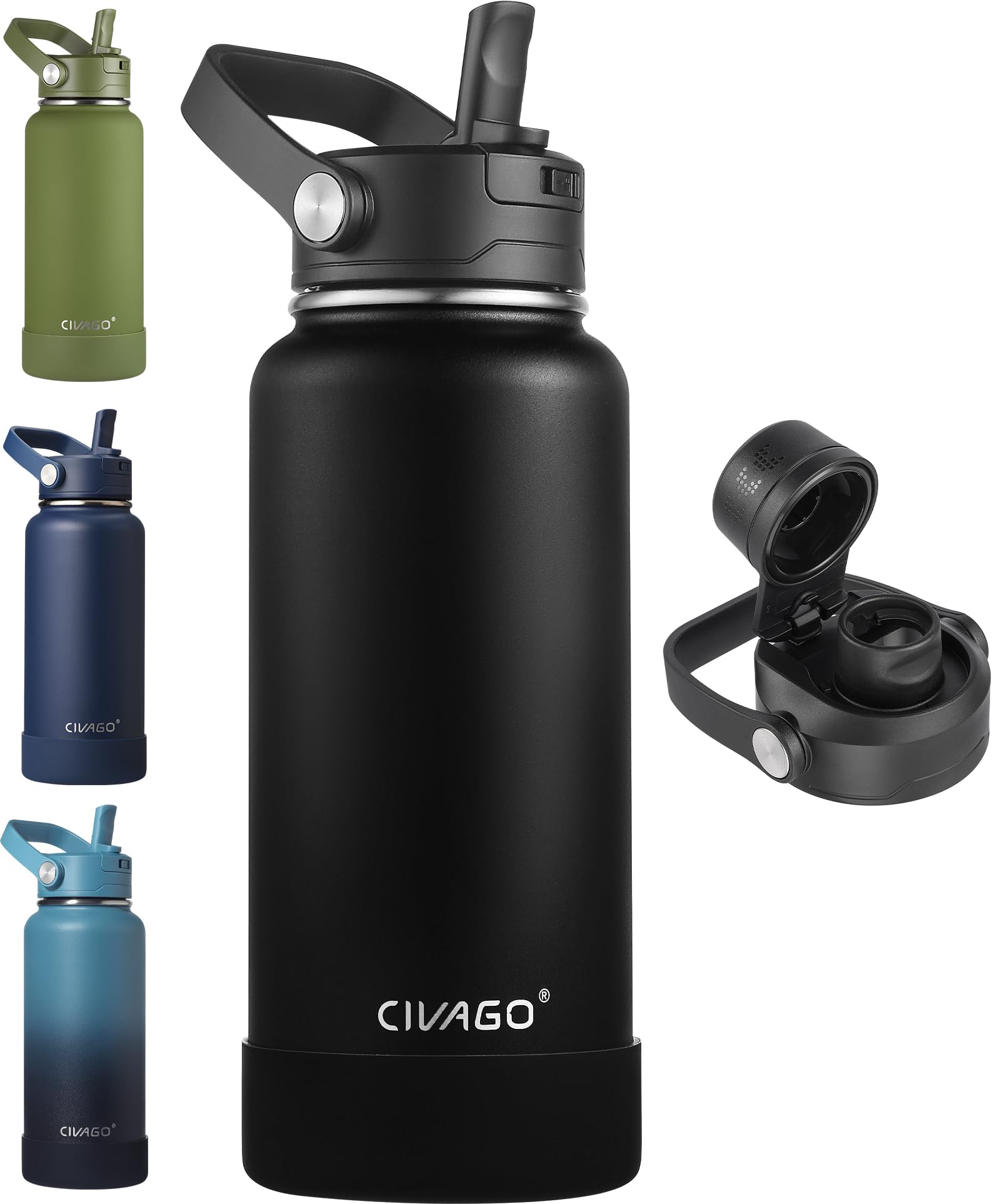 CIVAGO 32 oz Insulated Water Bottle