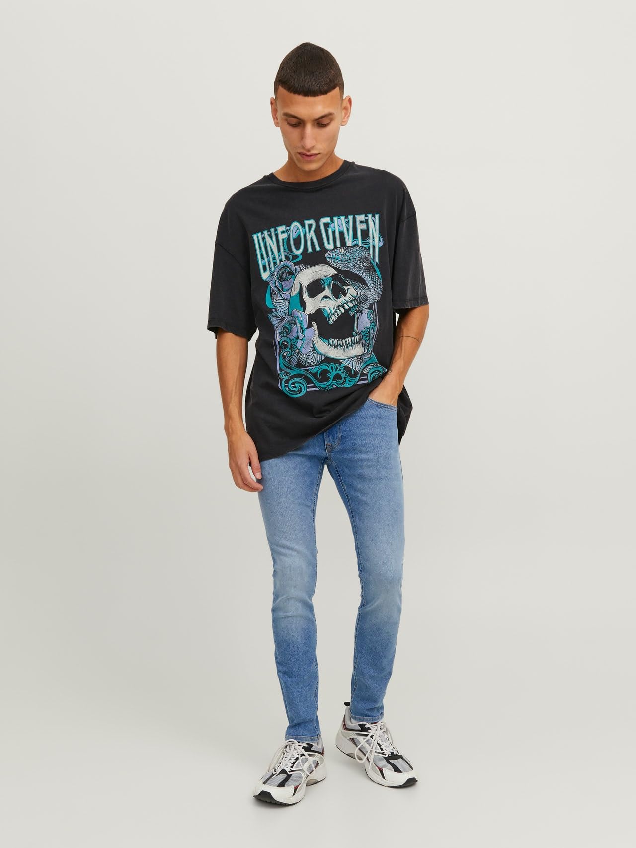 Jack & Jones Jack & Jones Male Skinny Jeans Jjiliam Jjoriginal AKM 770 Noos Skinny Jeans - Pantalones Vaqueros Hombre