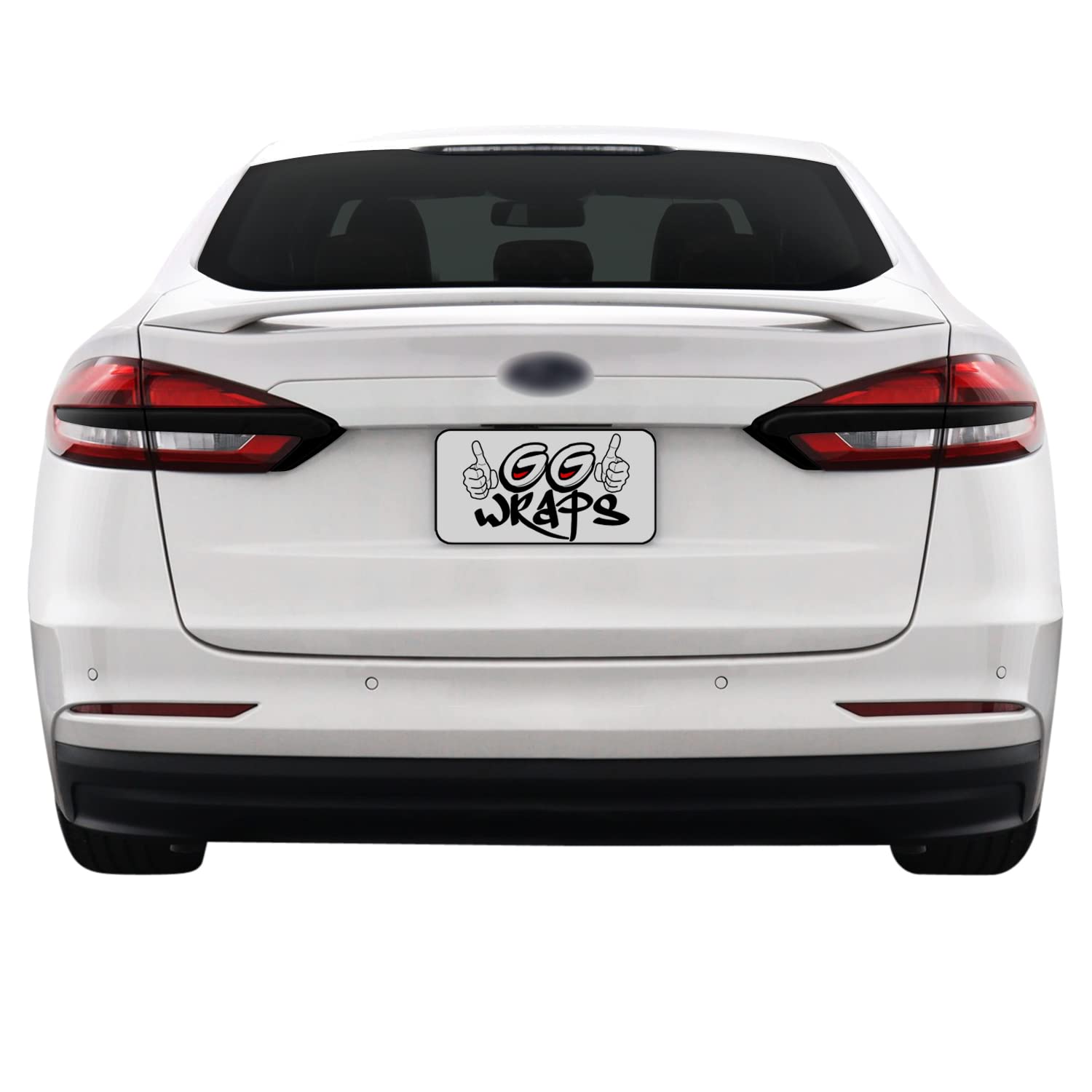 Superposición Vinílica Negra Para Eliminar Cromo En Parrilla Delantera De Ford Fusion 2019-2020, Precortada