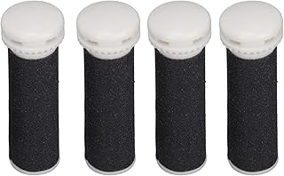 Replacement Roller Electric Foot File 4 Abrasive Replacement Head Foot Repair Tool Double-Sided Foot Grinding File Spare Replacement Repair File