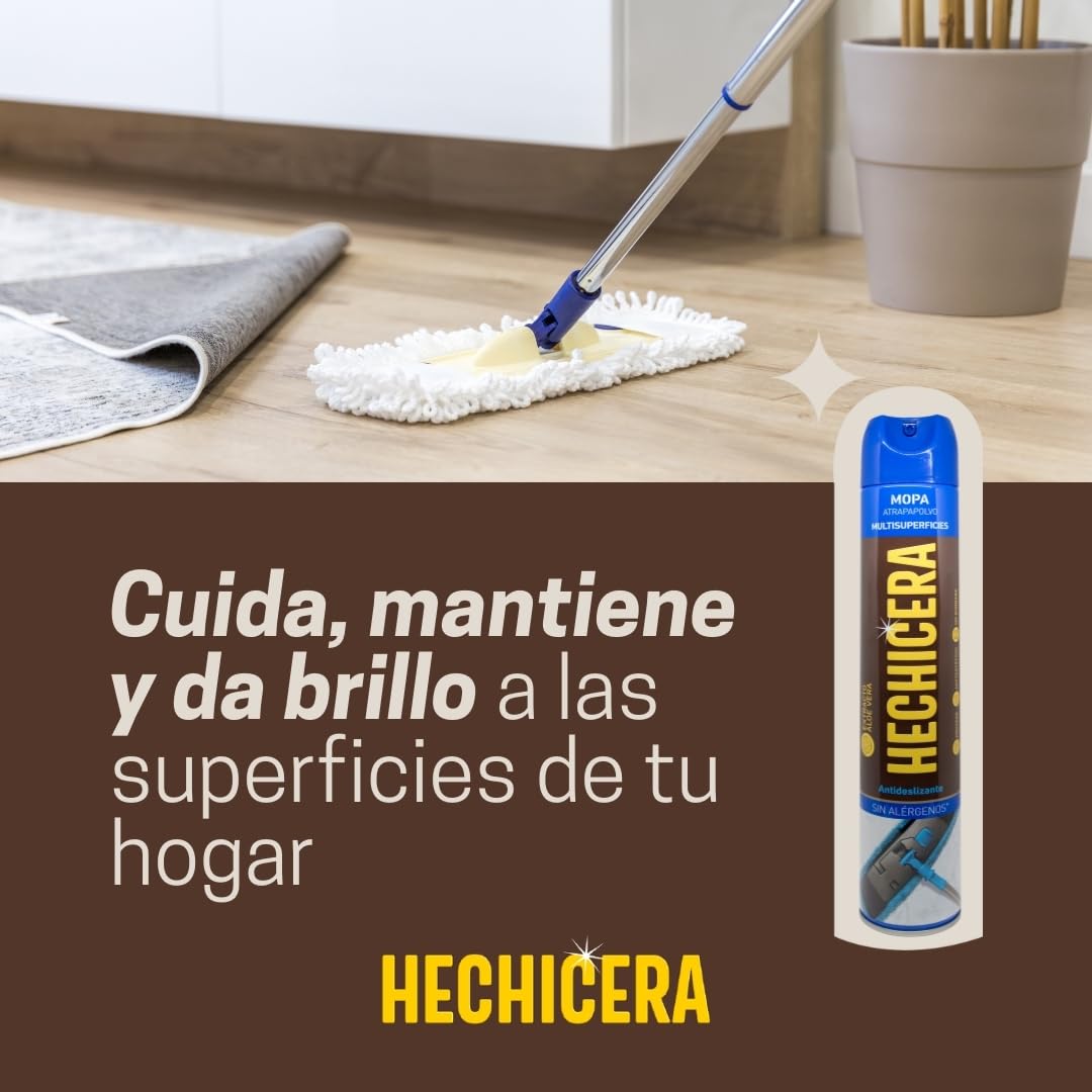 Aerosol Atrapa Polvo Multisuperficies Cera de Abeja Antideslizante 750 ml