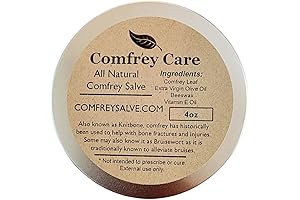 Natural Comfrey Salve: Soothing Herbal Balm for Skin Relief