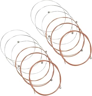 ibasenice 12stücke Metall Gitarrensaiten Ersatz Für Akustikgitarren Klassische Gitarrenzubehör Saiten Für Folk Gitarren