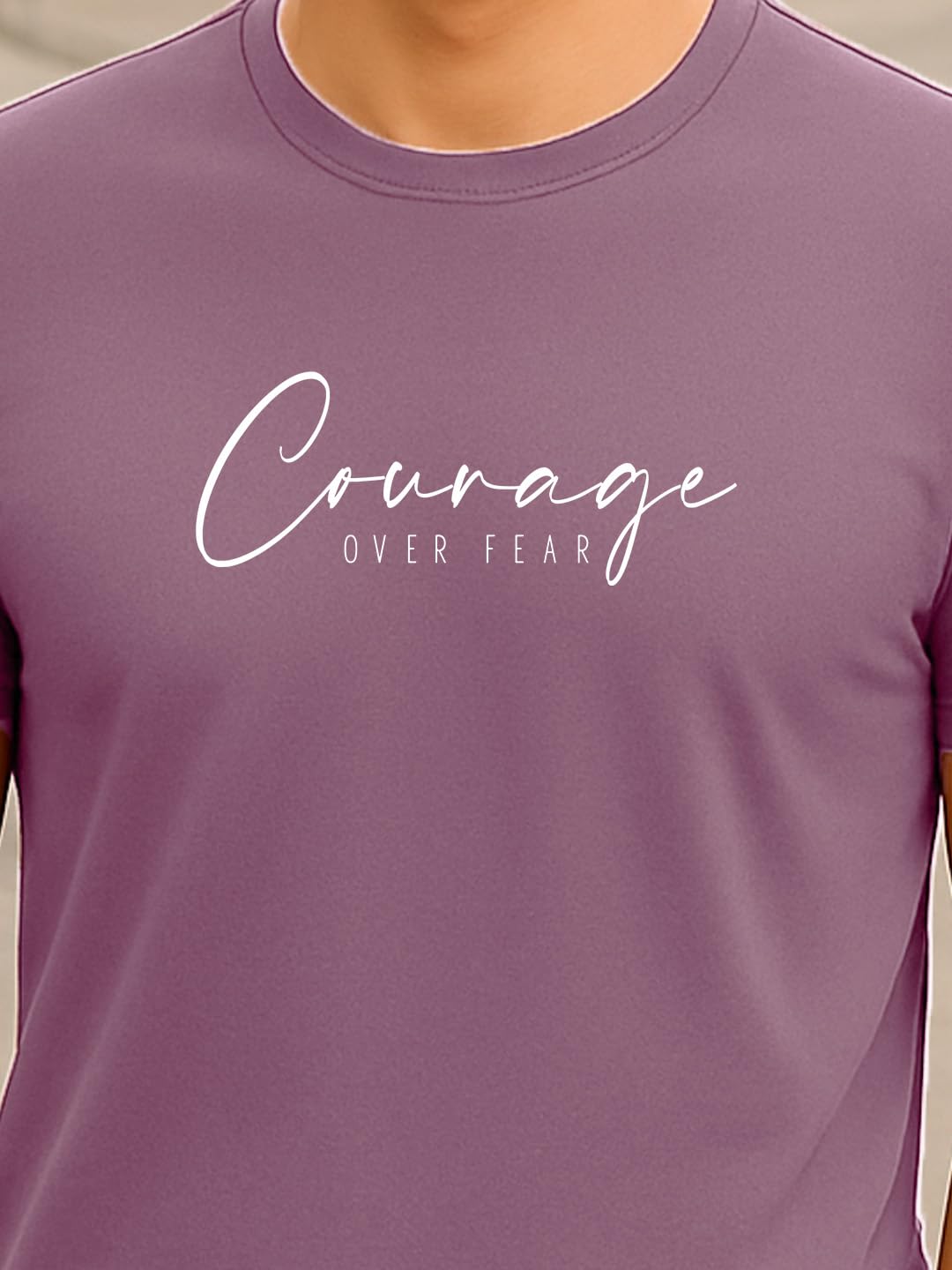 NOBERO Camiseta tipográfica de algodón de ajuste regular para hombre