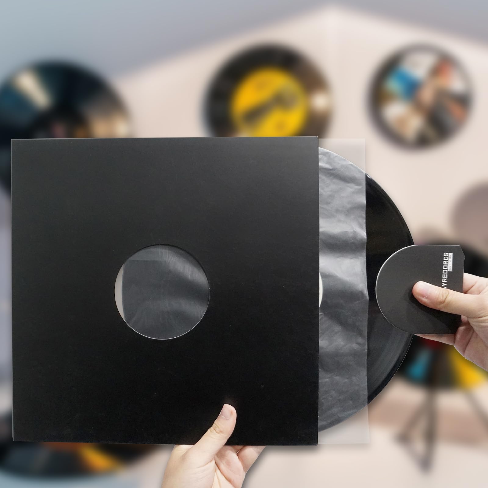 10PCS 12 Inches Vinyl Record Jackets