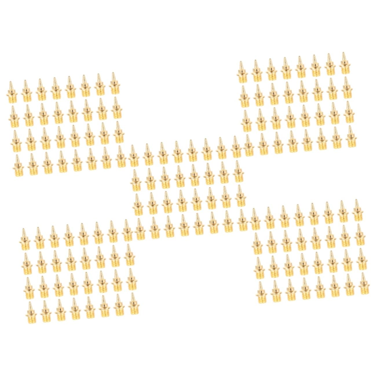 SUPVOX 160pcs Track Shoes Sole Nails Metal Spikes for Sprinting Jump Running -Skid Design for Optimal Grip Tracks Resistant