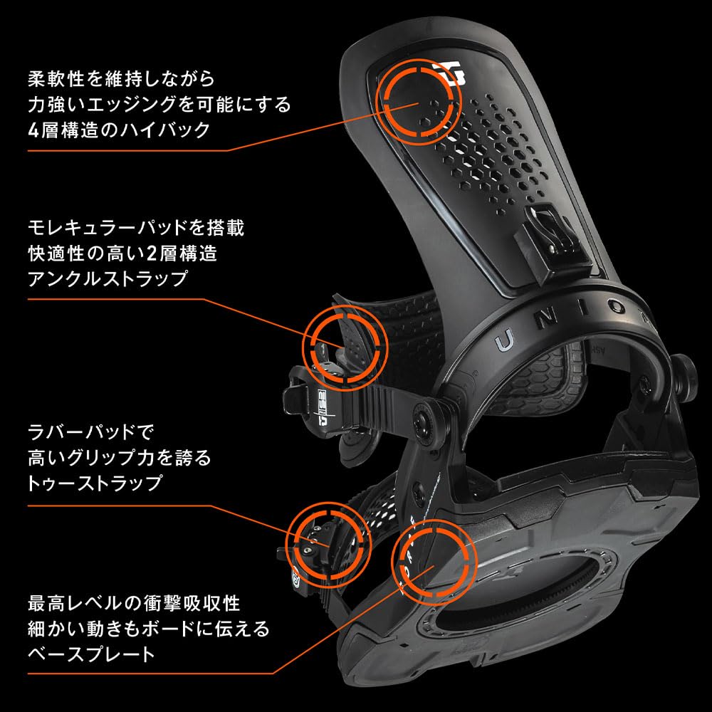 Amazon | UNION ユニオン スノーボード ビンディング FORCE 25-26