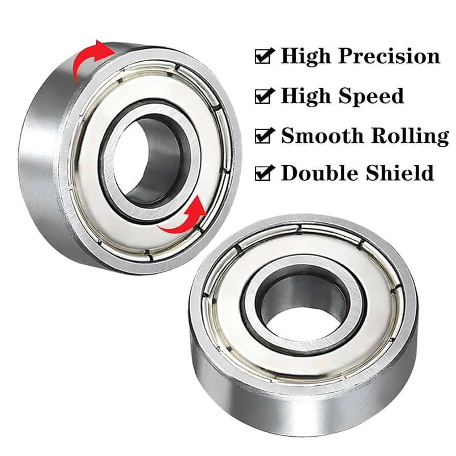 Saipe 30PCS 608ZZ Ball Bearings Kit, Double Shielded