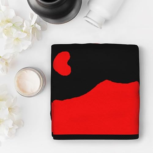 Miniatura 8 de Ovbflc Pitbull Hear Coral Velvet Absorbent Towel Soft Bathroom Decorative Towel Suitable for Hotel Spa Gym Powder Room Towel 16x28in