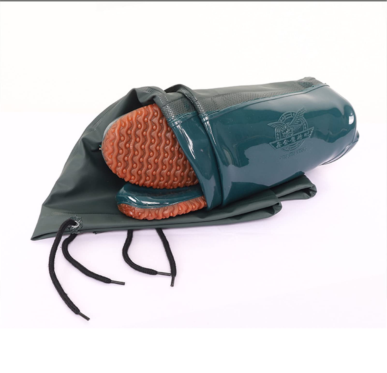 Stivali da Pesca Ultraleggeri con Suola Antiscivolo per Uomini e Donne - Wellies per la Pesca, la Caccia e Gli Sport Acquatici,39EU,Green