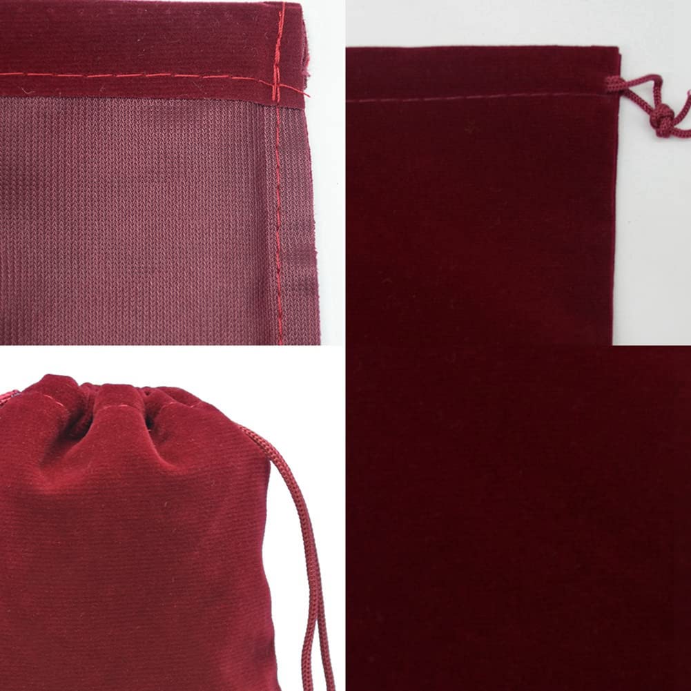 Sacchetti grandi in velluto, 10 pezzi, 30 x 40 cm, con coulisse, in velluto, per matrimoni, feste, confezioni regalo, colore nero