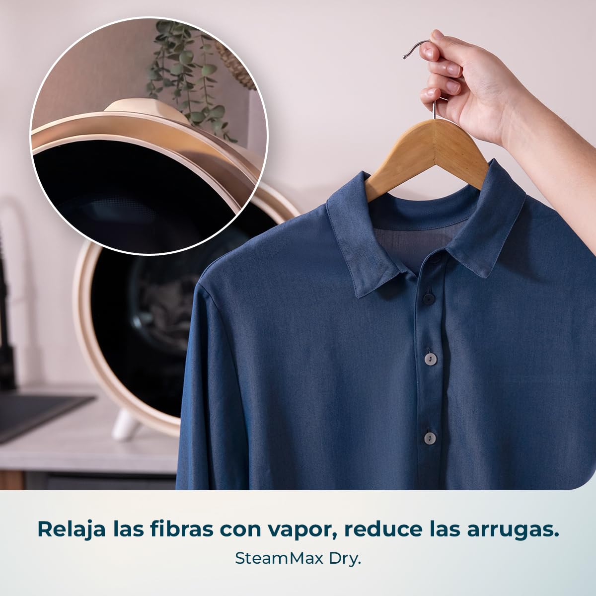 Cecotec Secadora Compacta de Evacuación 3Kg Bolero DressCode Dry 3600V. 12 Programas, Secado Automático Inteligente, Pantalla FullColor, Función UV Care, Dry Shoe Pro, Delay Start, Blanca