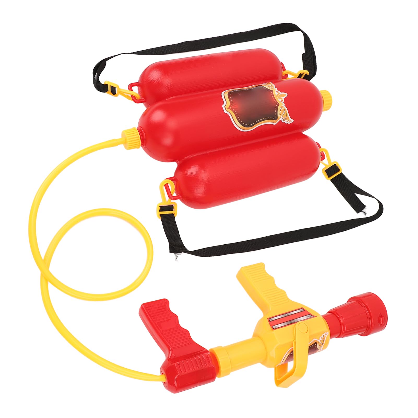 Yctze Jouets de Sac à Dos de Pompier, Jouets Multifonctionnels de Sac à Dos de Pompier de Simulation pour Enfants et Tout-Petits, de à de , Jouet de Plage de Buse de à de , Extincteur à