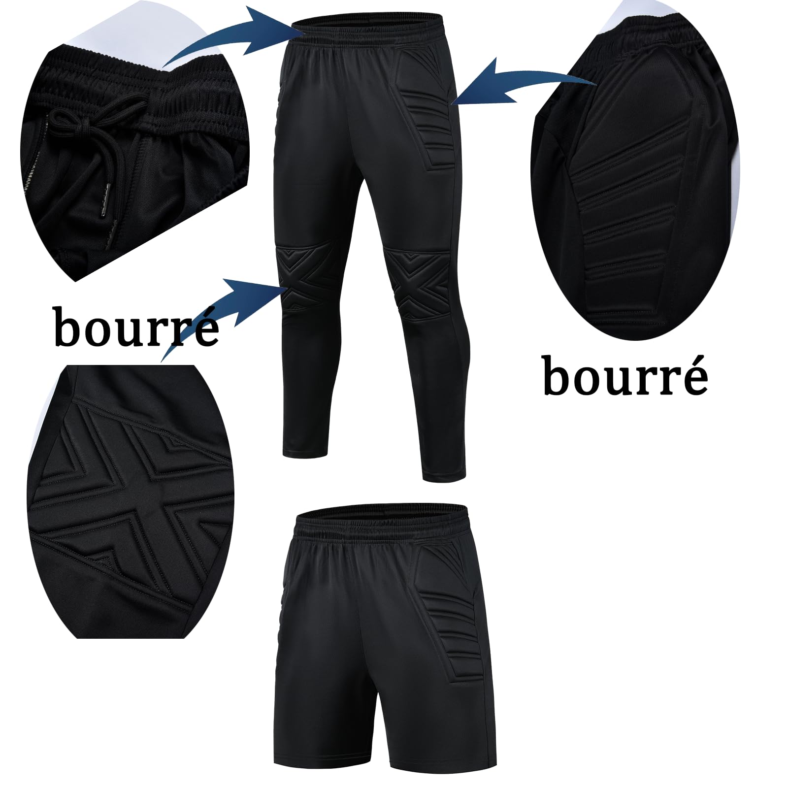 Maillot de Football Personnalisé Maillot Gardien de But Enfants Adultes Personnalisé avec Votre Nom Numéro de Logo D'équipe