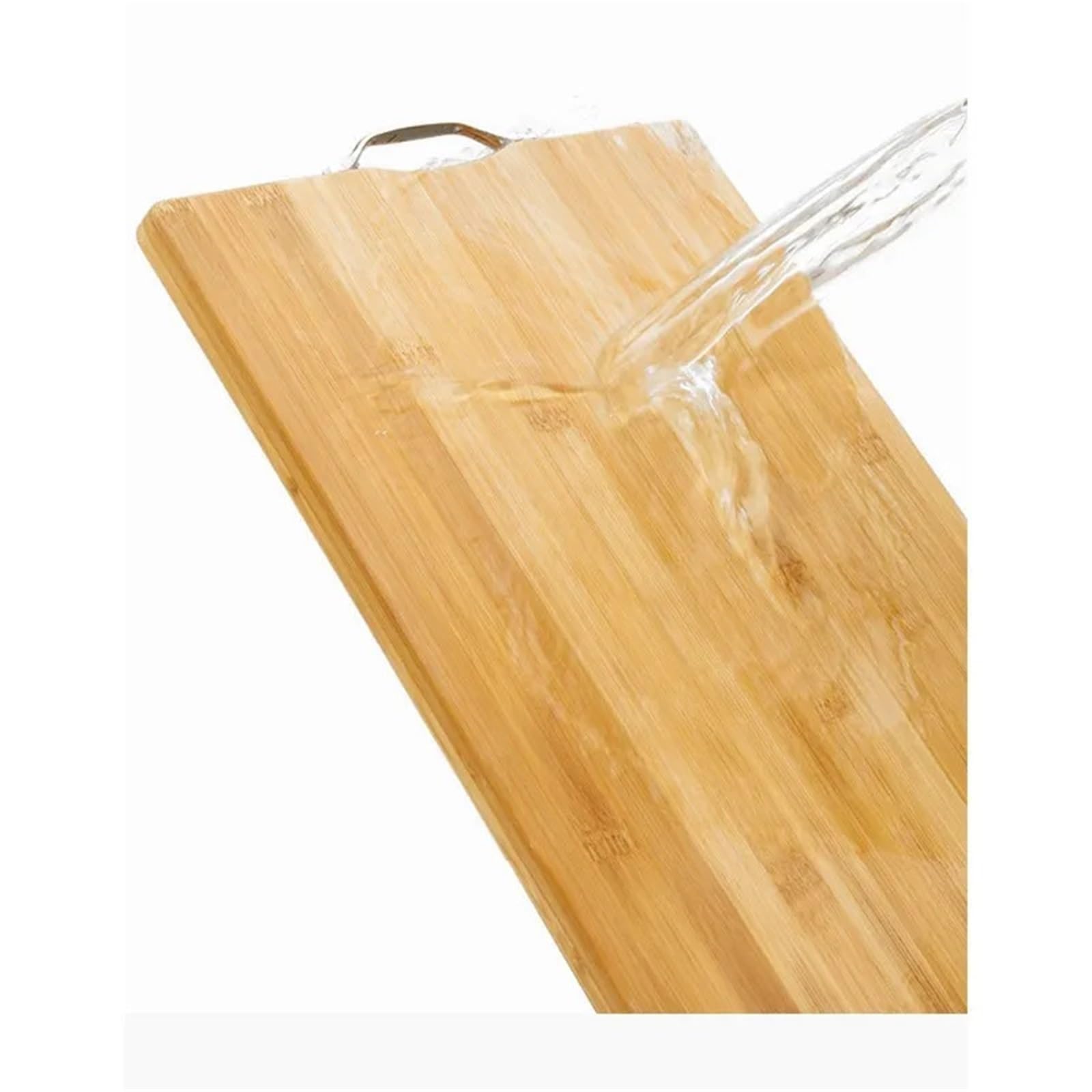 Tabla de cortar de plástico Tablas de cortar bambú for cocina. Tabla natural con asas for picar carne, verduras y frutas(30x40cm)
