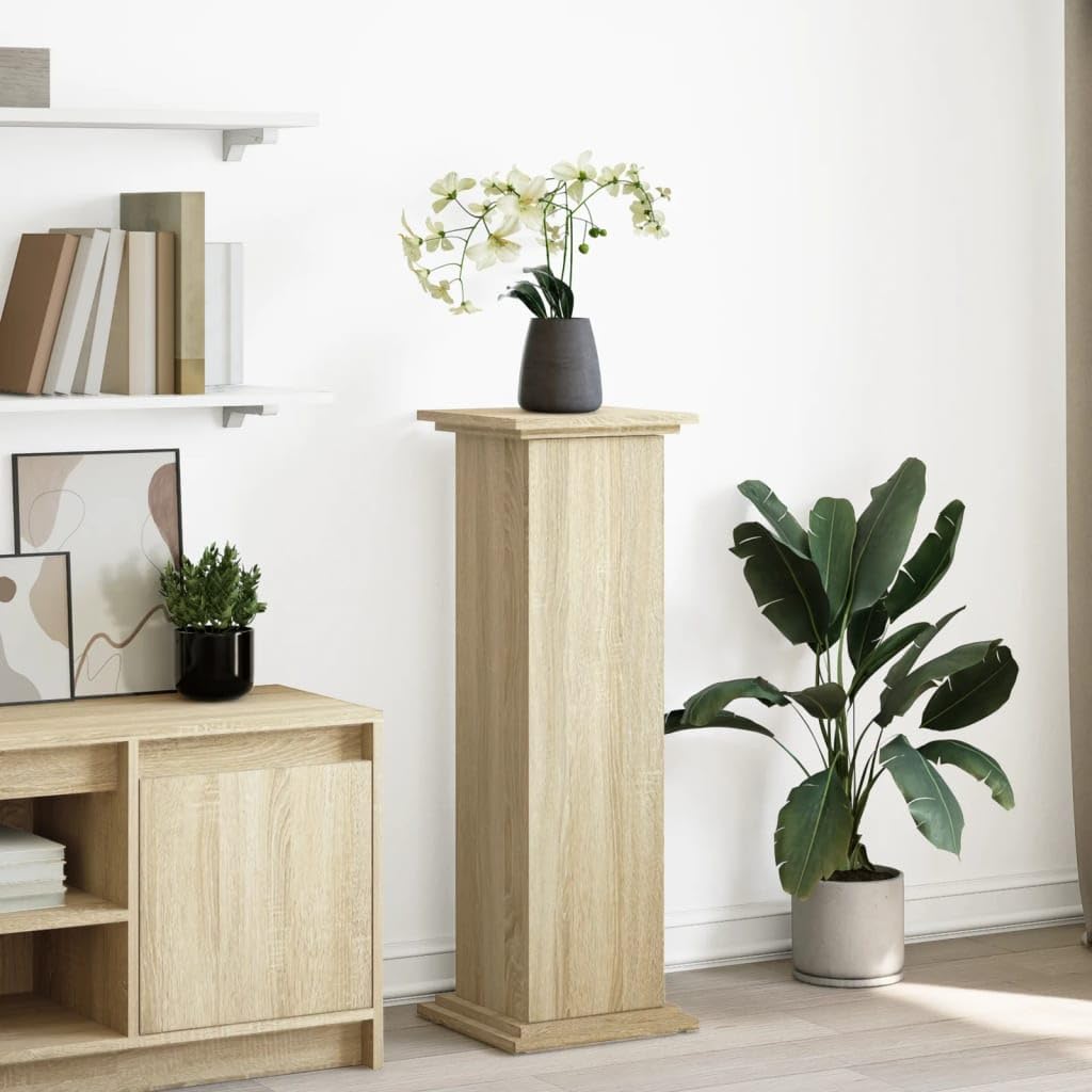 vidaXL Piédestal avec rangement chêne sonoma bois d'ingénierie