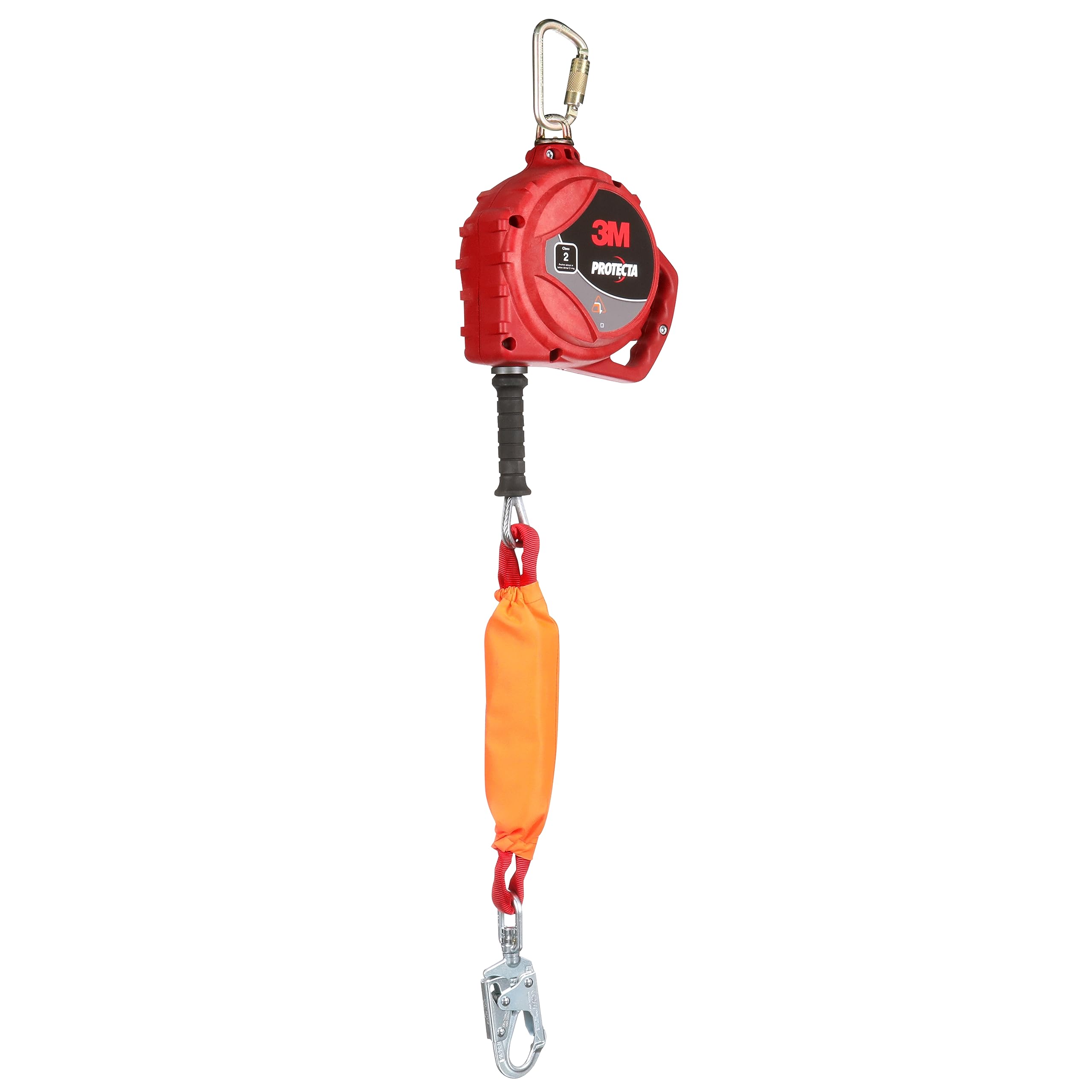 3M Protecta Edge Self-Retracting Lifeline 3590046, Galvanized Cable, Steel Swivel Snap Hook, 20 ft., Class 2, ANSI