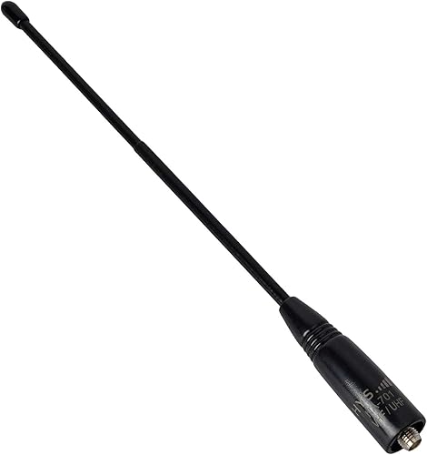 HYS NA-701 SMA-Antena de radio de jamón hembra de doble banda VHF UHF Walkie Talkie Antena de repuesto para radios portátiles Baofeng BF-888S