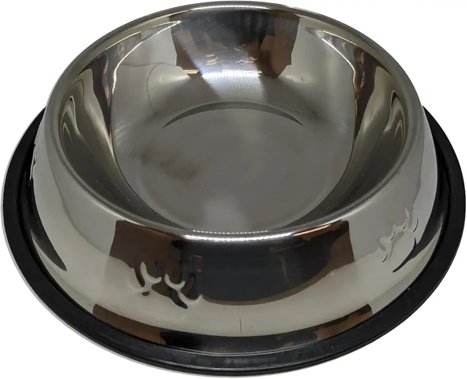 Comedouro 1000ml Inox Tigela Pote Ração Água Cão Grande