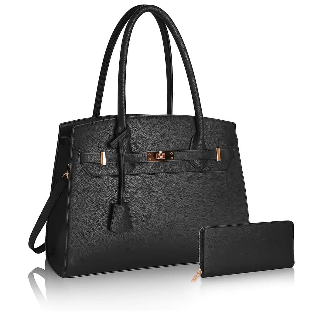 Top Handbags For women, Adjustable Strap Work Satchel with Wallet