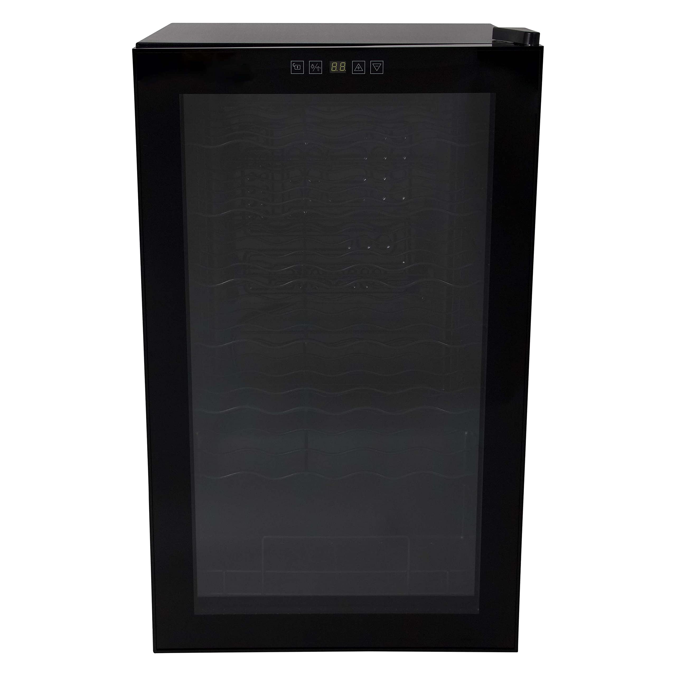 MCWC34SI Wine Cooler Refrigerator, 34-Bottle, Metallic