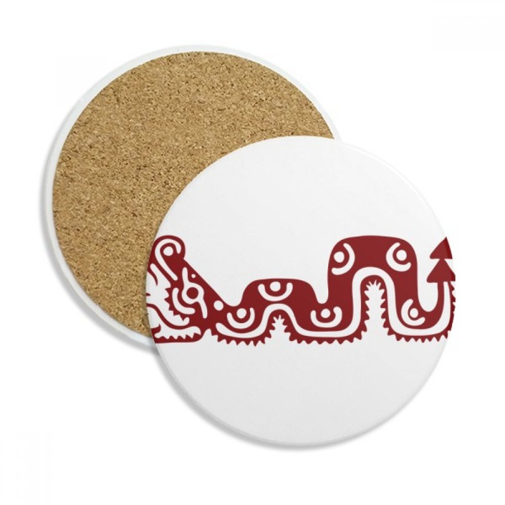 Cadeaux Mexique Totems sous-verres en céramique multicolore pour anniversaire et pendaison de crémaillère