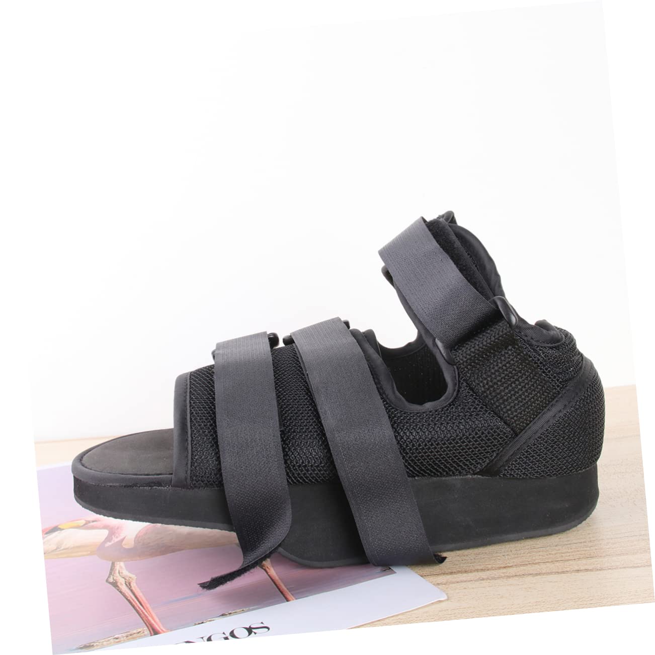 Forefoot Pressure Relief Shoes for Foot Recovery Fracture Fixation Shoe for Non-weight Bearing Use Black s Durable and Comfortable Design for Quick Healing