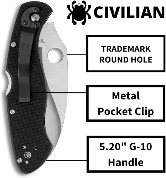 Spyderco C12GSZ Civilian