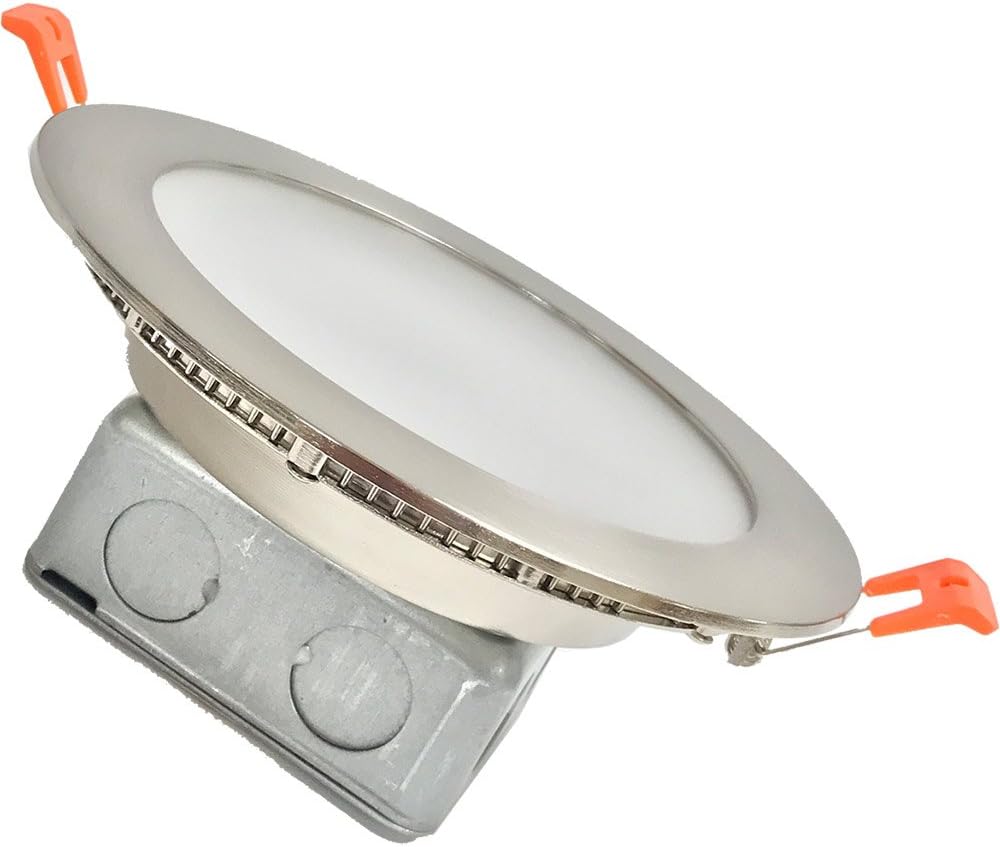 Hamilton Hills Round Flush Mount Recessed LED Light Thin Ceiling Cans