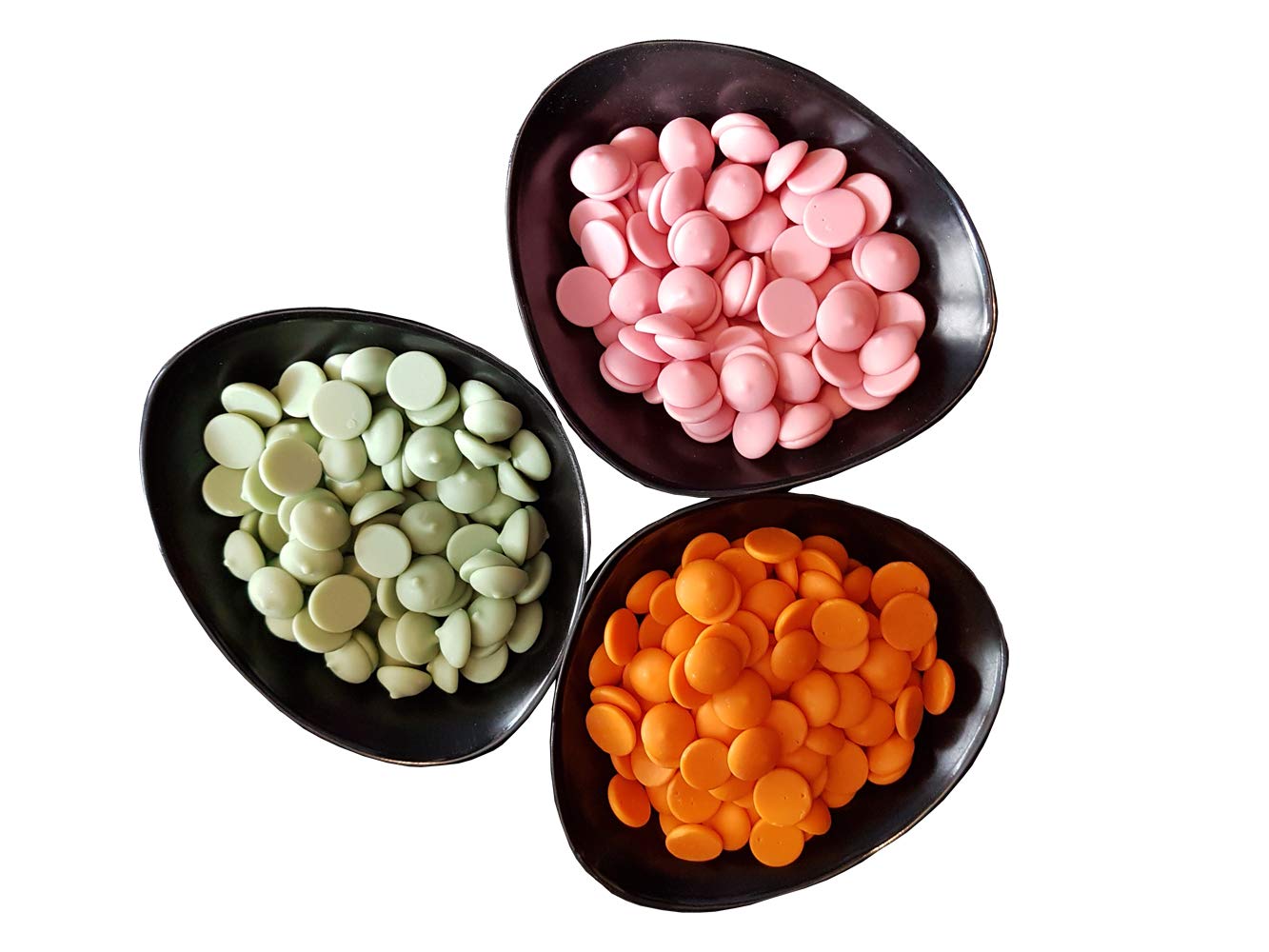 Legendary CALLETS STRAWBERRY / LEMON / ORANGE 3 x 0.5Kg - Original belgische Schoko Drops, für Schokoladen-Fondue und Schoko-Brunnen, Ganache , Glasur, zum Trinken usw.