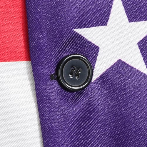 Image of yolsun Men's Mardi Gras Vest 3D-Print Festival Party Holiday Waistcoats Mardi Gras Outfit