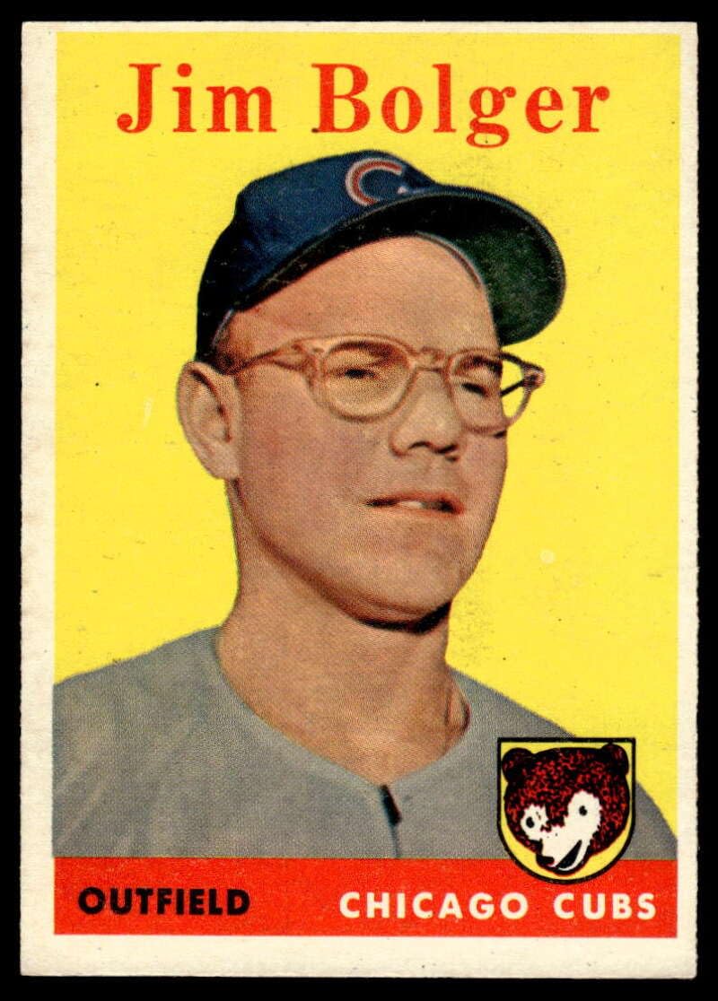Baseball 1958 Topps #201 Jim Bolger UER Cubs