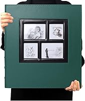 Vista 77 de RECUTMS - Álbum de bolsillo de 100 bolsillos 4x6, pequeños álbumes de fotos, páginas blancas, álbum de fotos vertical, álbum de boda, álbum de fotos