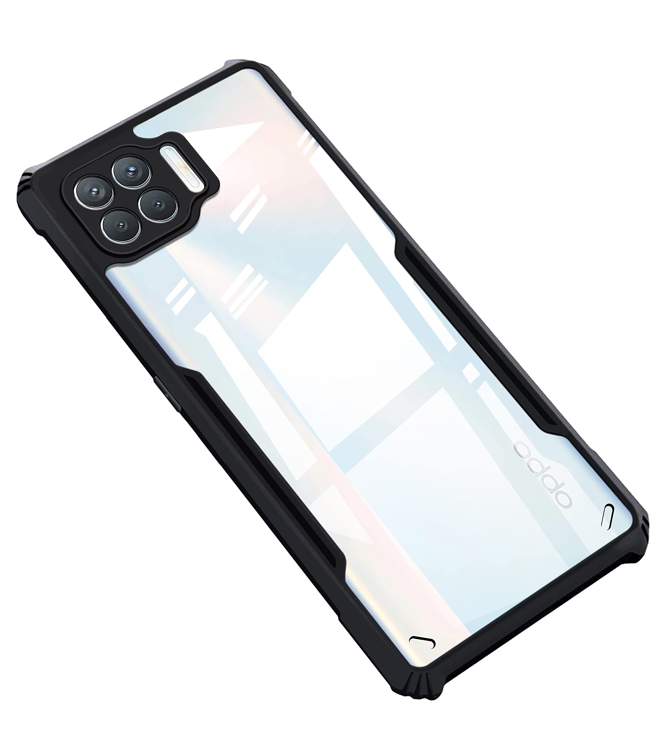 Amazon Brand - Solimo Back Case Cover for Oppo F17 Pro | Compatible for Oppo F17 Pro Back Case Cover | Clear Case for Oppo F17 Pro with Camera Protection | (TPU + PC | Matte Black) (B0BJKGHTFZ) Amazon Price History, Amazon Price Tracker